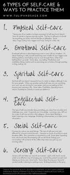 6 Types Of Self Care Self Care Activities Self Care Routine Self Care
