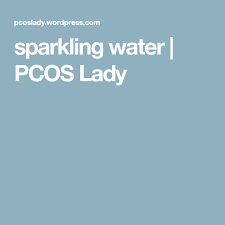 Sparkling Water Pcos Lady Sparkling Water Pcos Sparkle