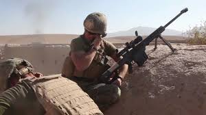 Marine Sniper Engages Enemy With Barrett M107 50 Cal Rifle Youtube