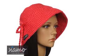 Winter Hat MARLENE Black Merino Bucket Hat Bell Hat Cloche Crochet Hat  Winter Hat Women's Hat by Siamo-handmade