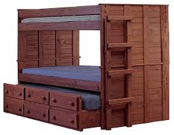 Baxton studio® cheyne twin trundle bed in walnut. In Stock Haverhill Xl Twin Bunk Bed With Trundle Transitional Bunk Beds By Totally Kids Fun Furniture Toys Houzz