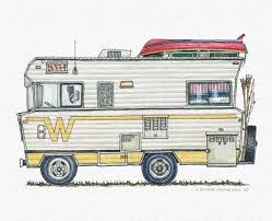 Whimsical Winnebago Camper Rv Pinned By Haw Creek Com Vintage Camper Remodel Camper Art Vintage Camper