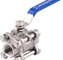 DERNORD Ball Valve 1/2 Inch NPT Threaded - Stainless Steel 304 Female 3  Piece Full Port