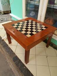 Coffee Table With Chess Board Di 2020