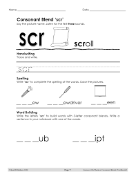 Learning 3 Letter Consonant Blends Is Easy With These Worksheets From The Success With Phonics Series Blends Worksheets Letter Blends Lettering