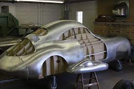 The Most Amazing Automotive Metal Working Project In America Is The Recreation Of An Ill Fated 1939 Porsche Racer In A Old Porsche Metal Working Metal Shaping