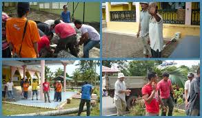 Kalimat tersebut singkat, namun maknanya dapat tergambar dengan sangat jelas. Jawatankuasa Keselamatan Kemakmuran Kampung Jkkk Bukit Ibam Pahang Dm Gotong Royong Di Masjid An Nahdhah Bukit Ibam