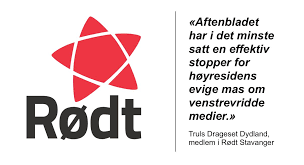 Dagbladets måling bekrefter knallsterke tall for rødt. Aftenbladets Sjefredaktor Kan Ikke Ha Lest Partiprogrammet Til Rodt