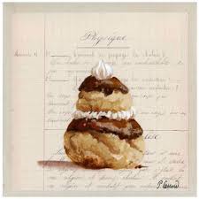 La Religieuse Posters Pascal Cessou Allposters Com Illustrations Alimentaires Illustration Gateau Alimentation
