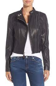 Rudsak Crop Moto Leather Jacket Nordstrom