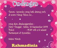 Penulisan surat undangan ulang tahun tidak memiliki ketentuan yang baku seperti halnya surat resmi pemerintahan, perusahaan, organisasi dan lain sebagainya, yang terkadang memiliki aturan tersendiri sesuai fungsinya. Contoh Kalimat Penutup Surat Undangan Ulang Tahun Download Kumpulan Gambar