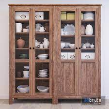 These cabinets are often constructed of wood. Display Cabinet Ikea Hemnes 3d Model Buy Download 3dbrute