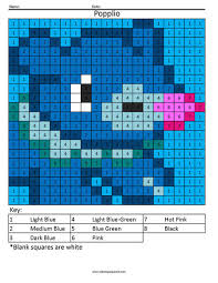 Popplio is a somewhat chubby blue sea lion pokémon. Popplio Coloring Coloring Squared