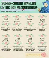 Amalan Untuk Ibu Mengandung Islamic Quotes Kutipan Pelajaran Hidup Kata Kata Motivasi