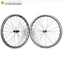 Cerchio ultraleggero da 360±15g forma ondulata 700C 40x28mm in carbonio tubeless con gancio/senza gancio/tubolare per bici da strada
