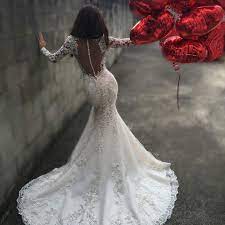 Pin By Meudje Edith On Life Goals Long Sleeve Mermaid Wedding Dress Lace Mermaid Wedding Dress Wedding Dresses