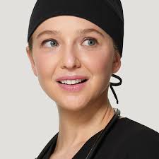 Contemporary Scrub Cap Black