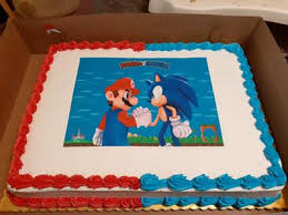 Everything from mario kart to traditional mario. Super Mario Sonic The Hedgehog Shaking Hands Edible Cake Topper Image Abpid27464 Walmart Com Walmart Com