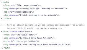 Apache camel offers a rest dsl which makes it really easy to create a simple rest service. Working With Large Messages Gbs Using Apache Camel And Activemq Artemis Dzone Integration