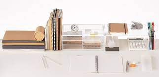 Tidying up your desk from time to time is a great way to keep your desk neat and your mind clear. 14 Organizing Ideas Muji Muji Storage Muji Home