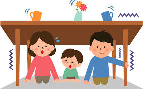 To cover with water, especially floodwaters. Family Is Seeking Protection From An Earthquake Clipart Free Download Transparent Png Creazilla