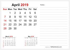 2019 April Desk Calendar Design Desk Calendar Design Calendar Design Calendar Template