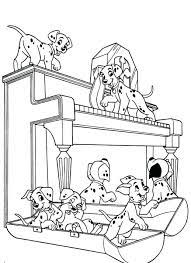 When perdita and pongo have 101 of them, roger and anita aren't sure what to do. 101 Dalmations Coloring Pages Best Coloring Pages For Kids