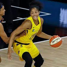 Candace parker #3 of the chicago sky smiles during the game against the washington mystics on may 15, 2021 at entertainment & sports arena in washington, dc. Candace Parker Wants You To Know She S Not Done Yet The New York Times