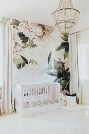 Baby bedroom baby room decor nursery room girls bedroom nursery ideas childs bedroom kid bedrooms white nursery floral nursery. Jessi Malay S Floral Nursery Project Nursery Nursery Baby Room Nursery Wallpaper Girl Room