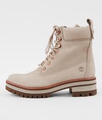 Timberland Courmayeur Valley Leather Boot Women S Shoes In Light Taupe Nubuck Buckle Leather Boots Women Boots Womens Boots
