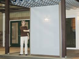 Retractable screens are another option available from suncoast outdoor living. Privacy Screen For Outdoor Balcony Terrace Brown Sun Shade Canditree 24x118 Patio Retractable Side Awning Umbrellas Shade Patio Lawn Garden Rayvoltbike Com