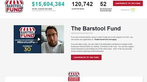 Barstool sports is a sports and men's lifestyle website that shares sports news, commentary, as well as memes and videos. Barstool Sports Looking For Local Businesses To Give Money For Pandemic Relief Wbma
