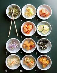 Korean Banchan 101 Served In Small Bowls Filled With Healthy Foods Like Carrots Zucchini Cabbage Cucumber Tur Asian Recipes Korean Side Dishes Korean Food