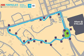 Track Layout For Formula Es Saudi Arabia Race In Riyadh