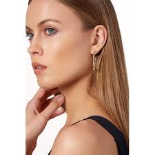 Signature Pavé Arrow Hoop Earrings