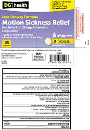 See full list on mayoclinic.org Motion Sickness Relief Meclizine Hcl Tablet