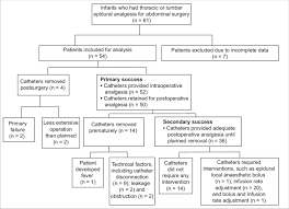 Flow Chart Shows Patient Outcomes Of Epidural Analgesia