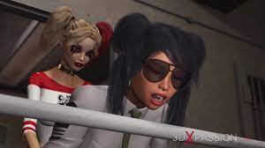 Hot sex in jail! Harley Quinn fucks a female ... - Hentai Porn Video