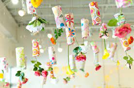 Hanging Garden For Spring Spring Diy Classroom Ceiling Spring Decor Diy