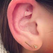 Rook Piercing Everything You Need To Know And Remember Tats N Rings Gold Bar Earrings Stud Earrings Unique Silver Ear Jacket