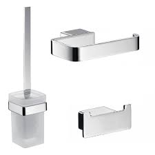 Now also available in black. Emco Loft Wc Zubehorset 3 In 1 Chrom