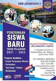 Menindak lanjuti permohonan orang tua / wali dari peserta didik dengan hormat saya sampaikan, formasi di sekolah yang saya pimpin pada tahun pelajaran 2017/2018 masih dapat menerima peserta didik baru. Info Pendaftaran Ppdb Smk Jayawisata 2