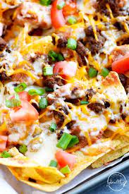 Top with olives, onions and tomatoes if desired. Epic Beef Nachos Supreme Better Than Taco Bell A Pinch Of Healthy
