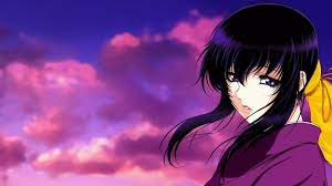 download wallpaper 1920x1080 girl brunette ji soo ri ku koga kimono bow full hd 1080p hd background anime aesthetic anime anime images