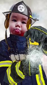 #fireman #tiktokfilter #foryoupage #fyp #baby #cutebaby