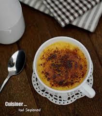 Creme Brulee Au Micro Ondes Cuisiner Tout Simplement Le Blog De Cuisine De Nathalie Recette Mugcake Recette Dessert Micro Onde