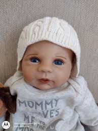 ADG Ashton Drake Cuddle Buddy 17 Baby Vinyl Cloth Weighted Body Violet  Parker