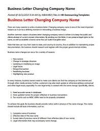 Please adjust your records to reflect our new contact information and direct future correspondence to the address noted above. 10 Company Name Change Letter Templates In Google Docs Word Pages Pdf Free Premium Templates