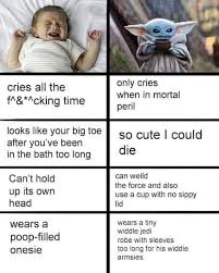 Pin By Hannahwatchey On Baby Yoda In 2020 Star Wars Memes Star Wars Humor Yoda