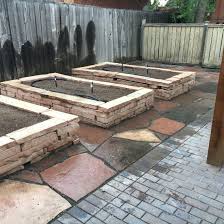 Raised Garden Beds Flagstone Floor And Limestone Beds Fenced Vegetable Garden Raised Garden Home Vegetable Garden